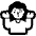 Woman Shrugging High Contrast Default Emoji from Fluent Emoji High Contrast Set