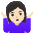 Woman Shrugging Light Skin Tone Emoji from Noto Emoji Set