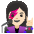 Woman Singer Light Skin Tone Emoji from Noto Emoji Set