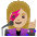 Woman Singer Medium Light Skin Tone Emoji from Noto Emoji Set
