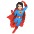 Woman Superhero Light Skin Tone Emoji from Noto Emoji Set