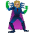 Woman Supervillain Medium Light Skin Tone Emoji from Noto Emoji Set