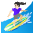 Woman Surfing Light Skin Tone Emoji from Noto Emoji Set