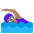 Woman Swimming Medium Skin Tone Emoji from Noto Emoji Set