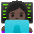 Woman Technologist Dark Skin Tone Emoji from Noto Emoji Set