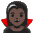Woman Vampire Dark Skin Tone Emoji from Noto Emoji Set