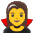 Woman Vampire Emoji from Noto Emoji Set