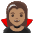 Woman Vampire Medium Skin Tone Emoji from Noto Emoji Set