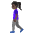 Woman Walking Dark Skin Tone Emoji from Noto Emoji Set