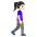 Woman Walking Facing Right Light Skin Tone Emoji from Noto Emoji Set