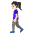 Woman Walking Light Skin Tone Emoji from Noto Emoji Set