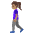 Woman Walking Medium Skin Tone Emoji from Noto Emoji Set