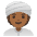 Woman Wearing Turban Medium Dark Skin Tone Emoji from Noto Emoji Set