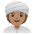 Woman Wearing Turban Medium Skin Tone Emoji from Noto Emoji Set