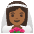 Woman With Veil Medium Dark Skin Tone Emoji from Noto Emoji Set