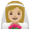 Woman With Veil Medium Light Skin Tone Emoji from Noto Emoji Set