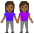 Women Holding Hands Medium Dark Skin Tone Emoji from Noto Emoji Set
