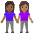 Women Holding Hands Medium Dark Skin Tone Medium Skin Tone Emoji from Noto Emoji Set