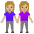 Women Holding Hands Medium Light Skin Tone Emoji from Noto Emoji Set