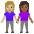 Women Holding Hands Medium Light Skin Tone Medium Dark Skin Tone Emoji from Noto Emoji Set