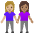 Women Holding Hands Medium Light Skin Tone Medium Skin Tone Emoji from Noto Emoji Set