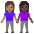 Women Holding Hands Medium Skin Tone Dark Skin Tone Emoji from Noto Emoji Set