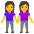 Women Holding Hands Emoji from Noto Emoji Set