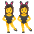 Women With Bunny Ears Emoji from Noto Emoji Set