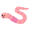 Worm Emoji from Noto Emoji Set