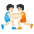 Wrestlers Tone 1 Emoji from Noto Emoji Set