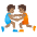 Wrestlers Tone 3 Emoji from Noto Emoji Set