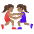 Wrestling Girls Emoji Emoji from Noto Emoji Set