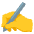 Writing Hand Emoji from Noto Emoji Set