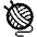 Yarn High Contrast Emoji from Fluent Emoji High Contrast Set
