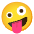 Zany Face Emoji from Noto Emoji Set