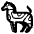 Zebra High Contrast Emoji from Fluent Emoji High Contrast Set