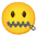 Zipper Mouth Face Emoji from Noto Emoji Set