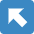 Up Left Arrow Emoji from Twemoji Set