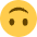 Upside Down Face Emoji from Twemoji Set