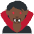 Vampire Dark Skin Tone Emoji from Twemoji Set
