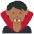 Vampire Medium Dark Skin Tone Emoji from Twemoji Set