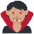 Vampire Medium Skin Tone Emoji from Twemoji Set