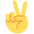 Victory Hand Emoji from Twemoji Set