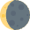 Waning Crescent Moon Emoji from Twemoji Set