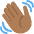 Waving Hand Medium Dark Skin Tone Emoji from Twemoji Set