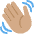 Waving Hand Medium Skin Tone Emoji from Twemoji Set