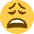 Weary Face Emoji from Twemoji Set