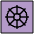 Wheel Of Dharma Emoji from OpenMoji Set
