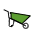 Wheelbarrow Emoji from OpenMoji Set