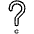 White Question Mark Emoji from OpenMoji Set